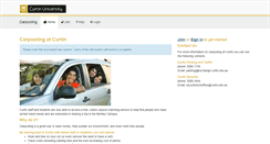 Desktop Screenshot of curtin.mycarpools.com.au