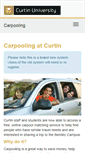 Mobile Screenshot of curtin.mycarpools.com.au